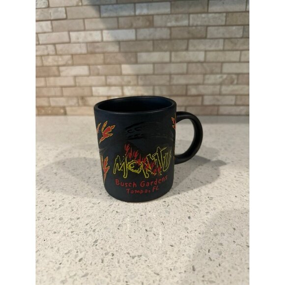 MONTU ROLLER COASTER BUSCH‎ GARDENS COFFEE MUG CUP - Picture 1 of 5